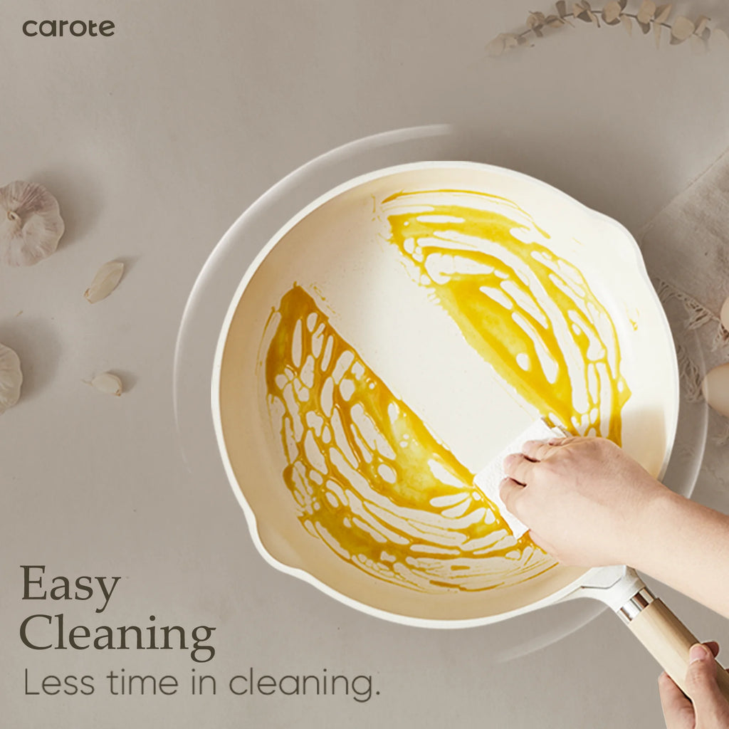 Nonstick Pots and Pans Set, 13 Pieces Kitchen Cookware Sets Compatible for All Stoves, White Granite