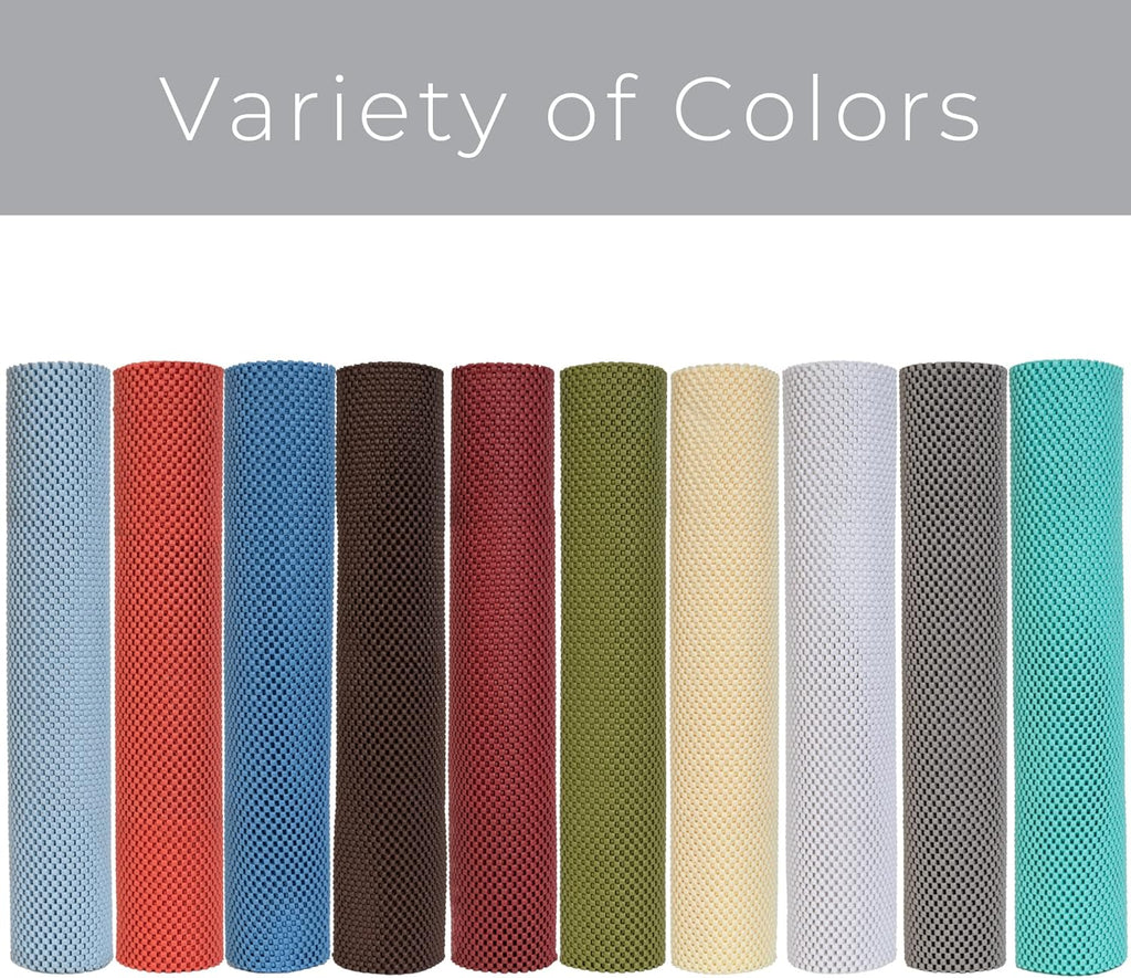 Premium Grip Shelf Liner - 18 Inch X 8 Feet - Non Adhesive, Strong Grip Bottom, Easy Clean Kitchen Drawer, Cabinet, Cupboard Dresser Protector Cover, Non Slip Rubber Mat - Coffee Bean