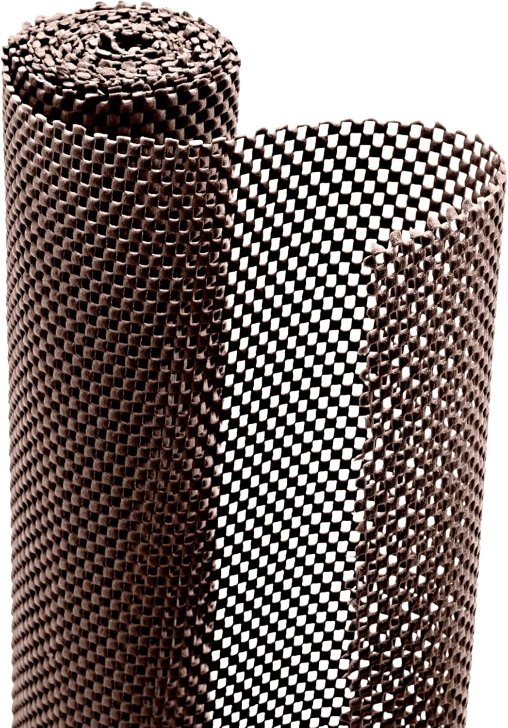 Premium Grip Shelf Liner - 18 Inch X 8 Feet - Non Adhesive, Strong Grip Bottom, Easy Clean Kitchen Drawer, Cabinet, Cupboard Dresser Protector Cover, Non Slip Rubber Mat - Coffee Bean