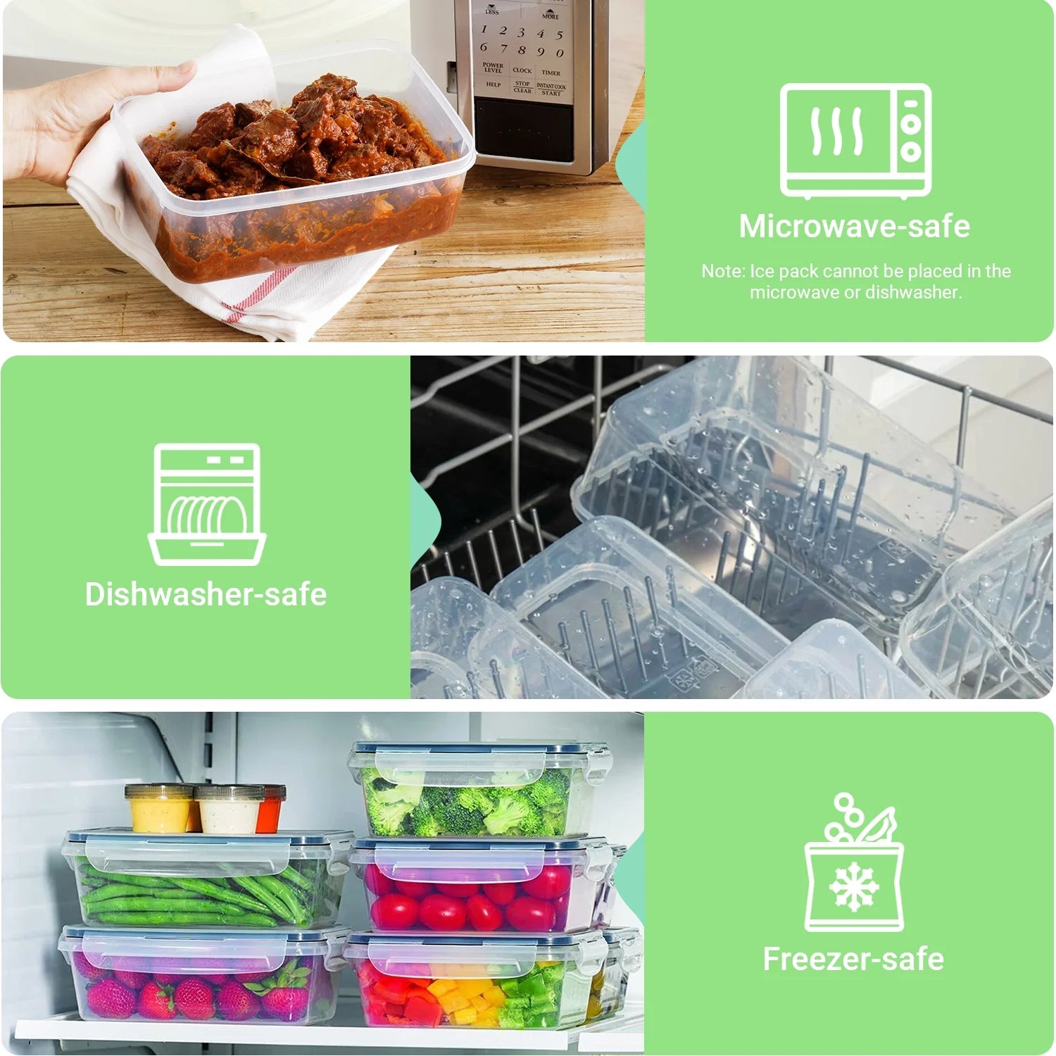 Food Storage Containers with Airtight Lids: 52 PCS Kitchen Storage Containers for Pantry Organizers and Storage, Bpa-Free Meal Prep Container with Labels & Marker